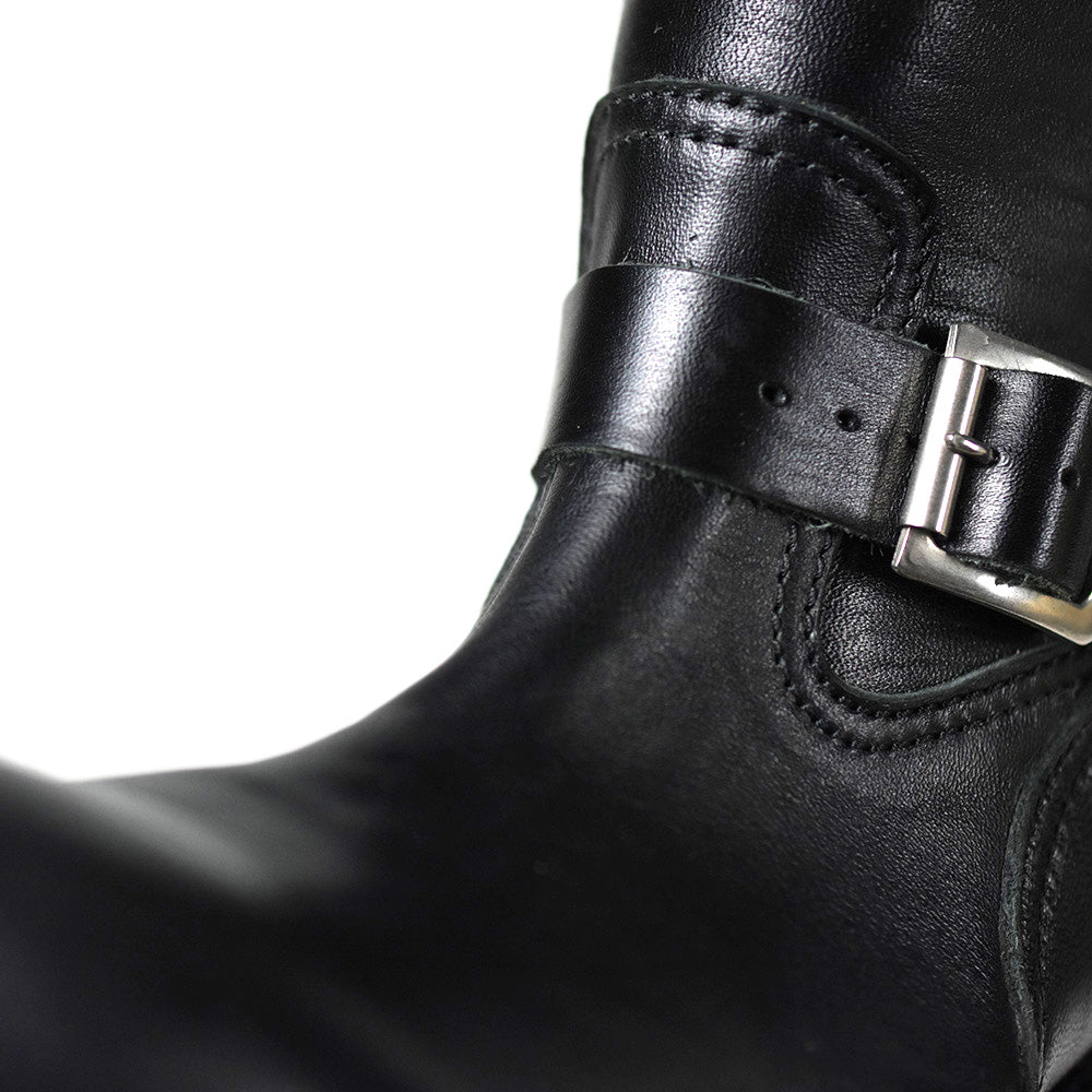 May club -【Addict Clothes】AD-S-01 HORSEHIDE ENGINEER BOOTS - BLACK