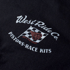 May club -【WESTRIDE】"WR FLAG" TEE - BLACK