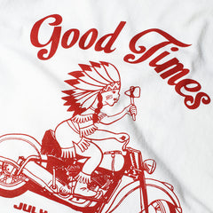 May club -【WESTRIDE】"GOOD TIMES" TEE - WHITE