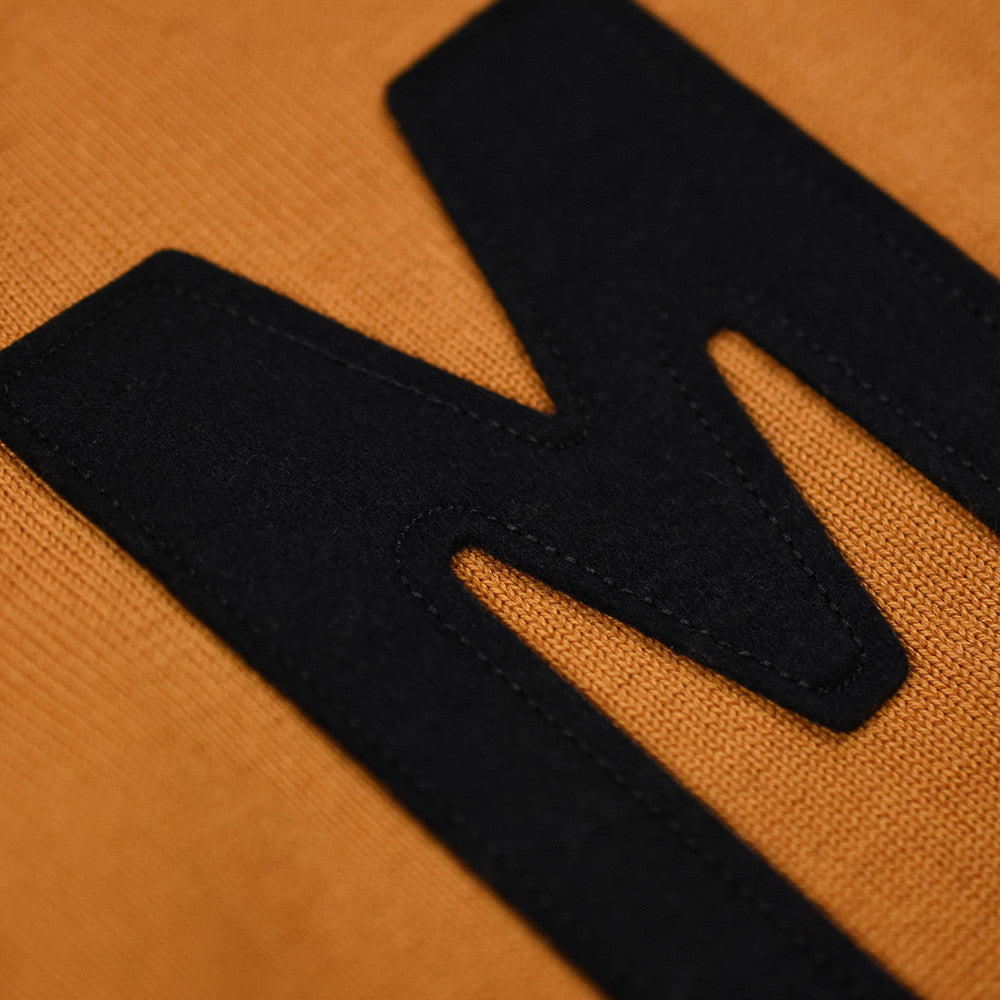 May club -【WESTRIDE】CLASSIC H.ZIP JERSEY - BLK/GLD
