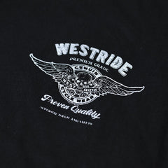 May club -【WESTRIDE】"1976 HARLEY BICENTENNIAL" TEE - BLACK