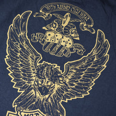 May club -【WESTRIDE】"1976 HARLEY BICENTENNIAL" TEE - NAVY