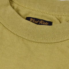 May club -【WESTRIDE】"WALL OF DEATH" TEE - MUSTARD