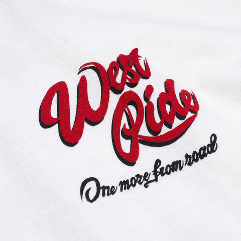 "WEST RIDE ONE MORE" TEE - WHITE - May club