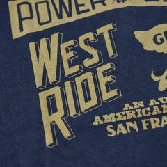 May club -【WESTRIDE】"CYCLE GOODIES" TEE - NAVY