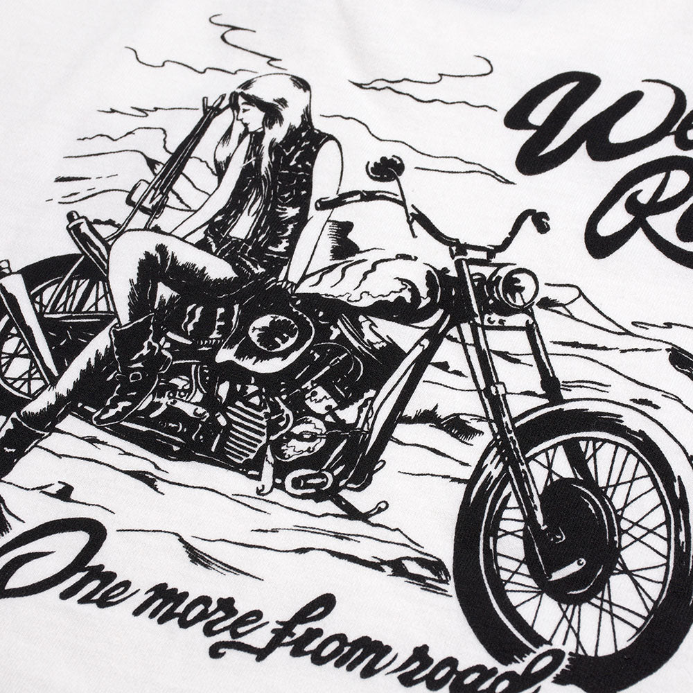 "WEST RIDE ONE MORE" TEE - WHITE - May club