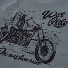 "WEST RIDE ONE MORE" TEE - M. GRN - May club