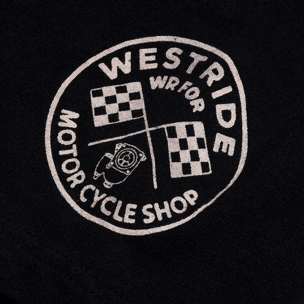 "WR FOR WEST RIDE" TEE - BLACK - May club