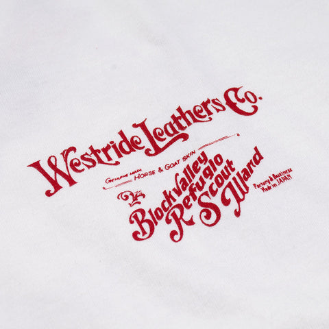 "WR LEATHER CO." TEE - WHITE - May club