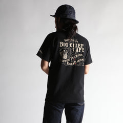 May club -【WESTRIDE】"BIG CHIEF CAFE" TEE - BLACK