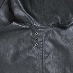 ACV-WX03 WAXED COTTON COACH JACKET - BLACK - May club