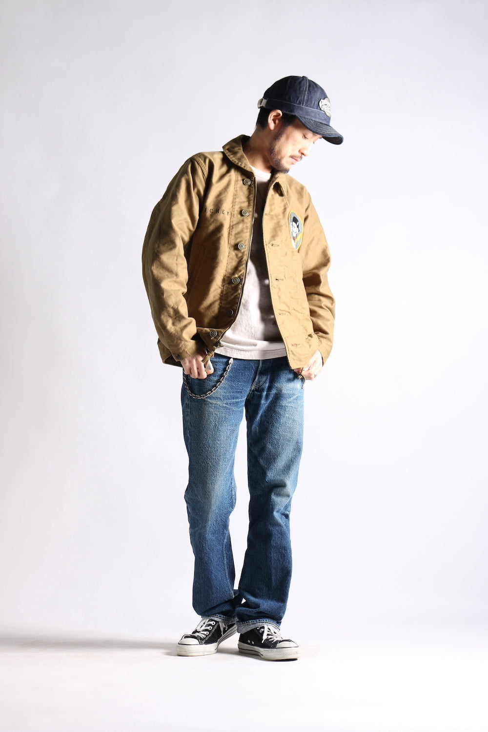 LIGHT DECK JACKET - OLIVE - May club