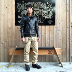 May club -【WESTRIDE】OAK CANYON LEATHER JACKET - BLACK