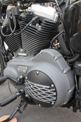 May club -【Fork】1173 Derby Cover for Sportster - DIA BLACK