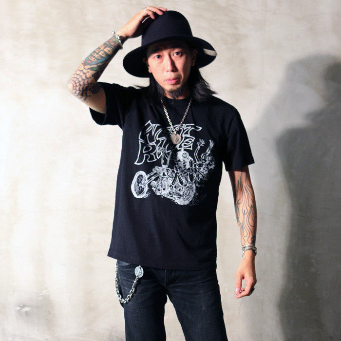 May club -【WESTRIDE】"UNCLE CHOPPER" TEE - BLACK