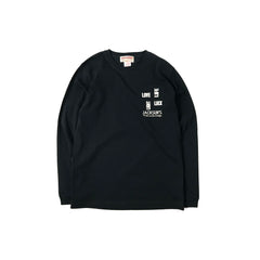 May club -【JACKSUN'S】JACKSUN'S 4L L/S T-SHIRTS - BLACK