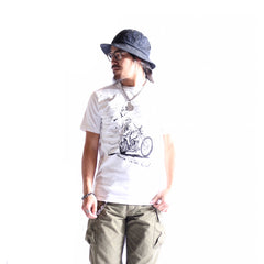 May club -【WESTRIDE】"BLOWIN' IN THE WIND" TEE - WHITE