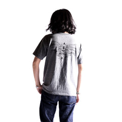 May club -【WESTRIDE】"DEVIL'S MOTOR OIL" TEE - GREY