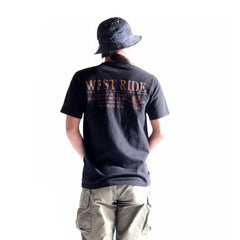 May club -【WESTRIDE】"WEST RIDE TRADE MARK" TEE - BLACK