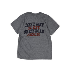 May club -【WESTRIDE】"UNCLE SAM ON THE ROAD AGAIN" TEE - GREY