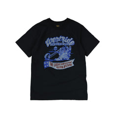 May club -【WESTRIDE】"UNCLE SAM ON THE ROAD AGAIN" TEE - BLACK