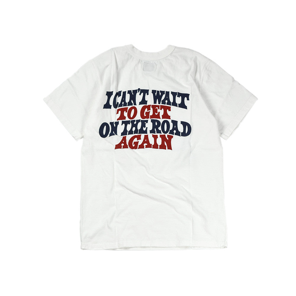 May club -【WESTRIDE】"UNCLE SAM ON THE ROAD AGAIN" TEE - WHITE