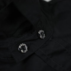 May club -【WESTRIDE】SNAP WORK S/S SHIRTS - BLACK