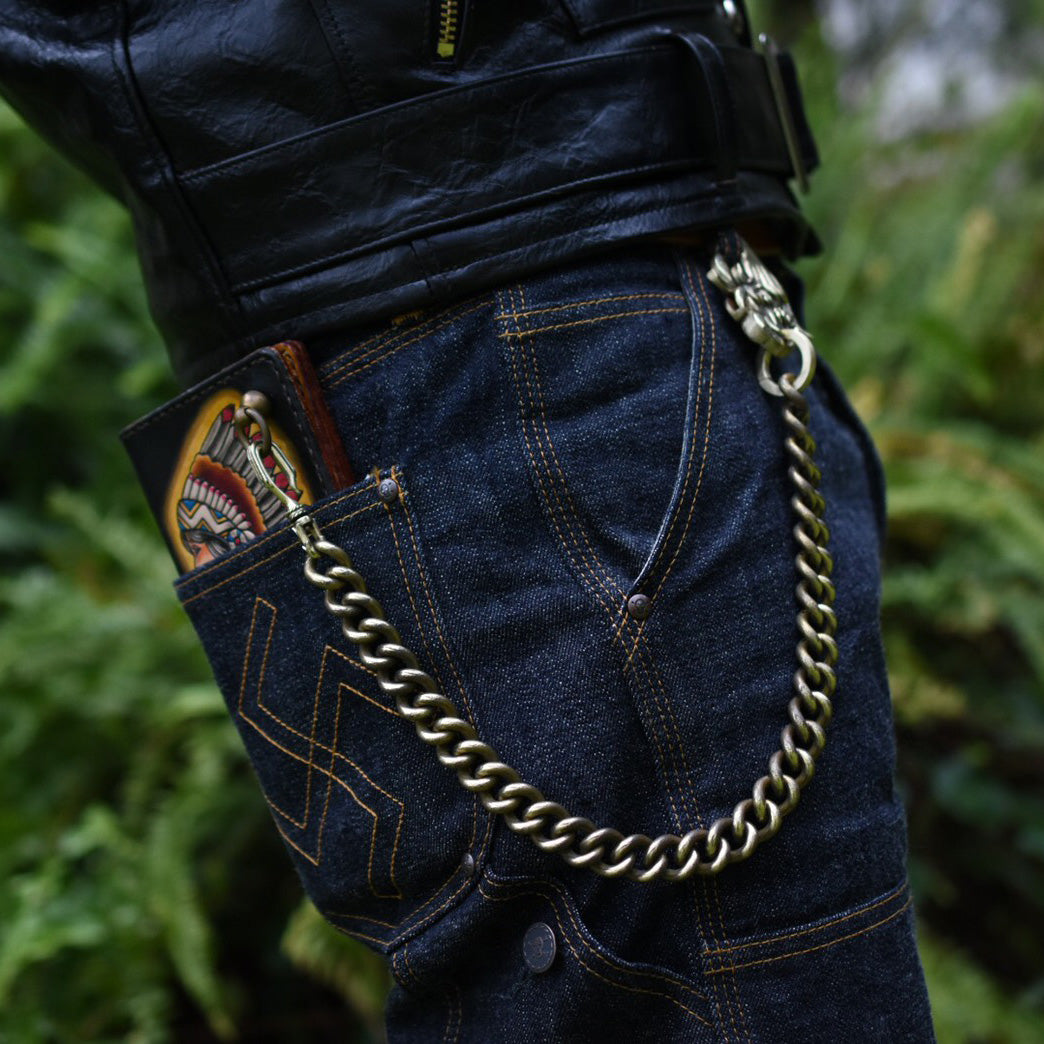 May club -【May club】NATIVE AMERICAN WALLET CHAIN - BRASS Type2