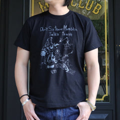 May club -【WESTRIDE】GARBAGE WAGON CxTxM DESIGN TEE - BLACK