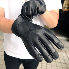 May club -【WESTRIDE】CROSS BONE GLOVE - BLACK x BLACK