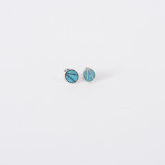 CIRCLE TURQUOISE STERLING SILVER PIERCING - May club