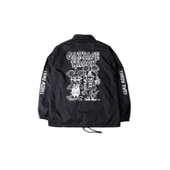 May club -【WESTRIDE】GARBAGE WAGON COACH JACKET - BLACK