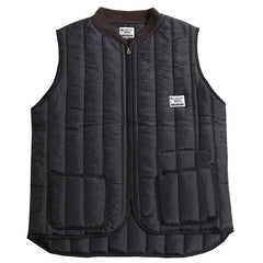 WARREN QUILT VEST - BLACK - May club