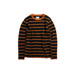 May club -【WESTRIDE】CLASSIC RIB  RANDOM SWEATER - BLK/CGNC