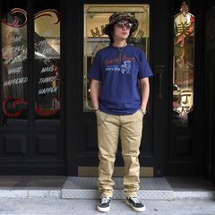 May club -【WESTRIDE】THICK RIDE SLIM CHINO - BEIGE