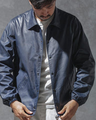 ACV-WX03 WAXED COTTON COACH JACKET - NAVY - May club