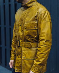 ACV-WX02L WAXED COTTON BMC JACKET (LONG) - MUSTARD - May club