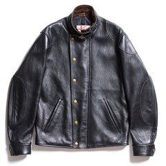 AD-09 SHEEPSKIN ULSTER JACKET - BLACK - May club