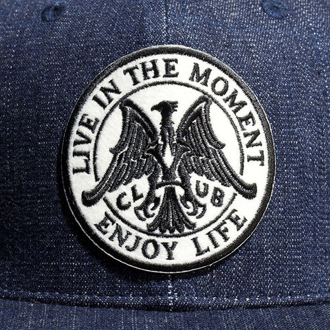 May club -【May club】LIVE IN THE MOMENT TRUCKER CAP - DENIM