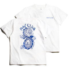 May club -【May club】MAY CLUB X KNUCKLE 8TH ANNIVERSARY TEE - WHITE/BLUE