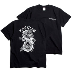 May club -【May club】MAY CLUB X KNUCKLE 8TH ANNIVERSARY TEE - BLACK/WHITE