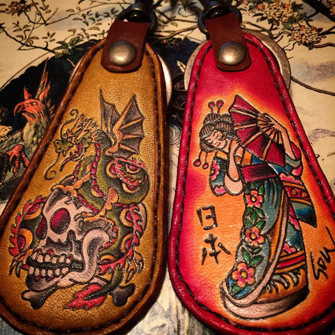 May club -【GDW Studio】Shoehorn Keychain - Dragon Skull