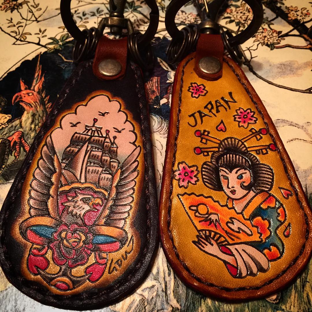 May club -【GDW Studio】Shoehorn Keychain - Dragon Skull