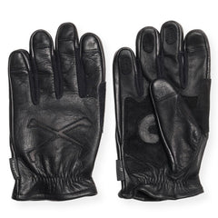 CROSS BONE GLOVE - BLACK x BLACK - May club