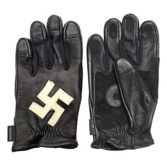 SWASTIKA GLOVE - BLACK x CREAM - May club