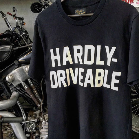 May club -【HARDLY-DRIVEABLE】HARDLY-DRIVEABLE Short Sleeve Shirts - BLACK (Straight)