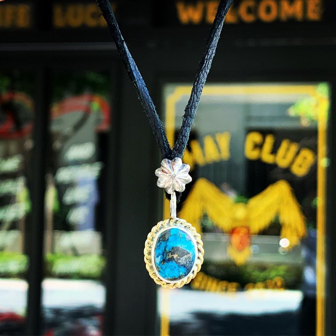 May club -【May club】18K GOLD ROPE BISBEE PENDANT