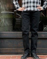 ACV-P01 TAPERED DENIM - BLACK - May club