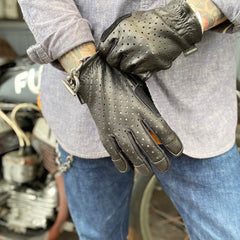 PUNCHING LEATHER GLOVE - BLACK - May club